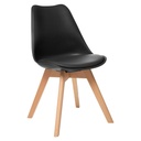 Chaise scandinave noir