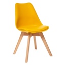 Chaise scandinave ocre