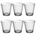 Lot de 6 verres à eau 25 cl