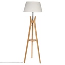 Lampadaire bohème pied bambou