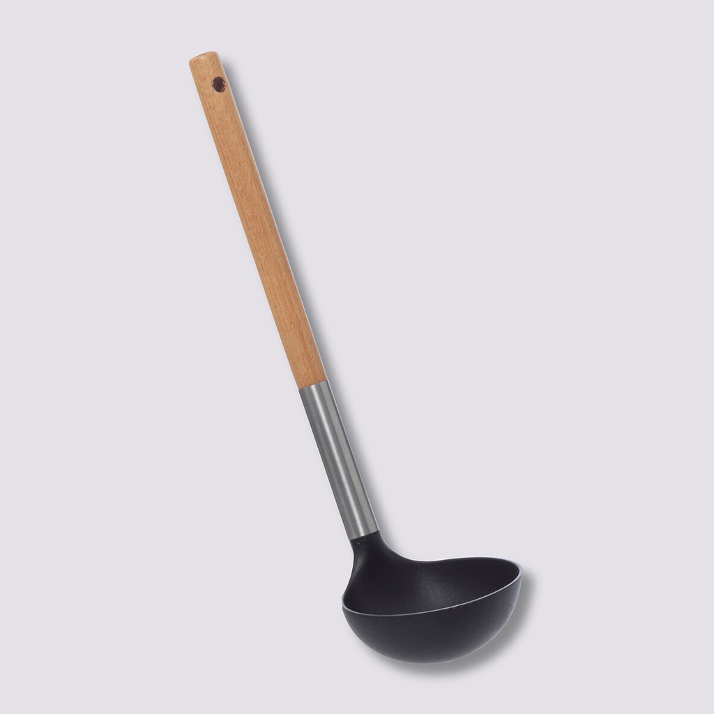 Louche nylon bois et inox
