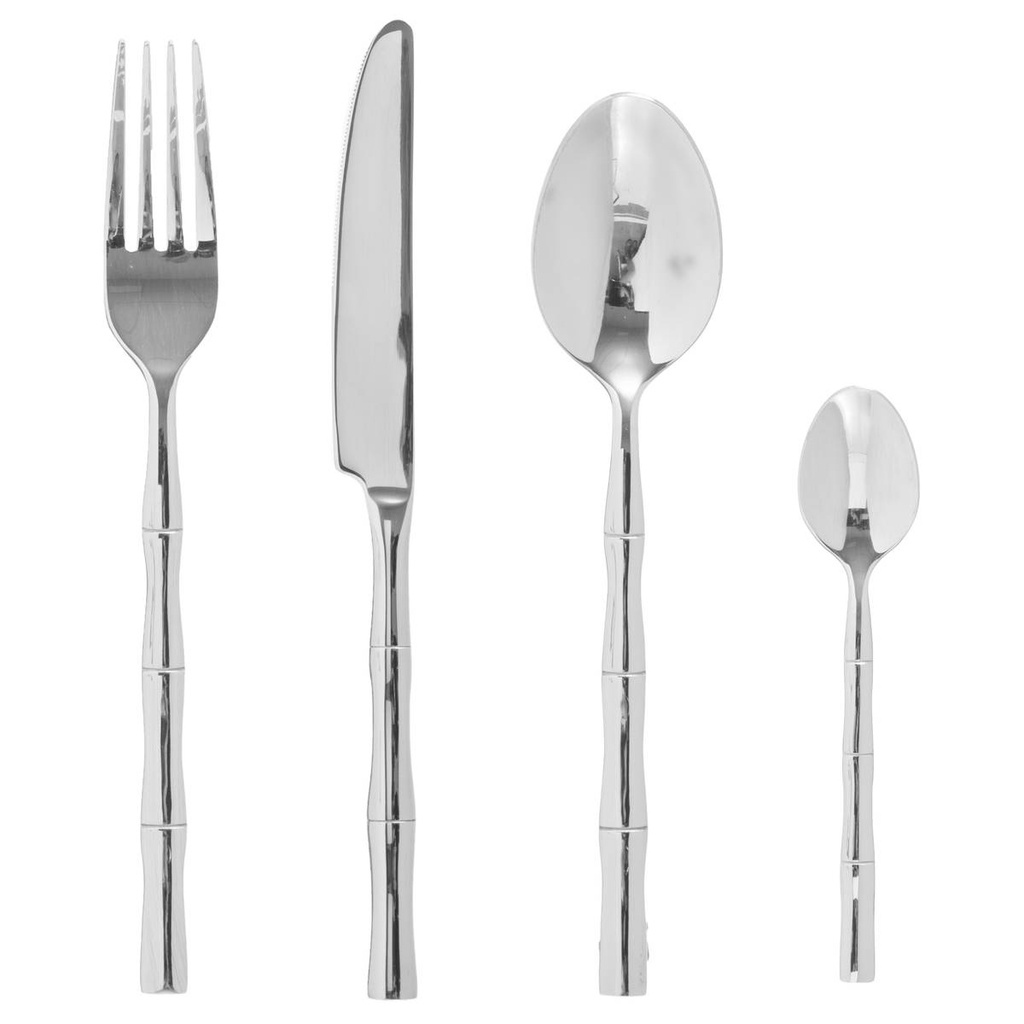 [154528] Ménagère 24 pièces inox