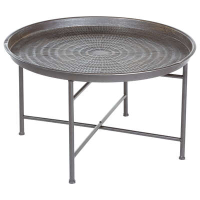 [131273] Table basse avec plateau Ø 65 cm