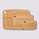 Lot de 3 planches à découper en bambou