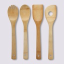 Lot de 4 ustensiles en bambou
