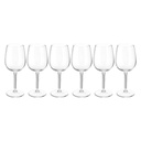 Lot de 6 verres à vin 36 cl