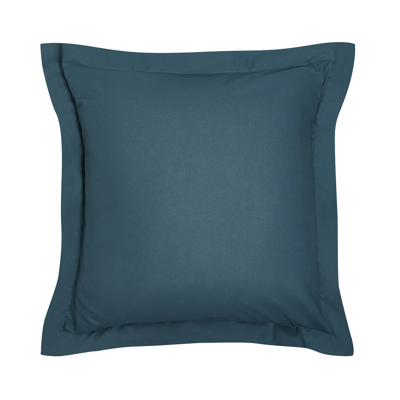 [350309] Taie d'oreiller bleu paon