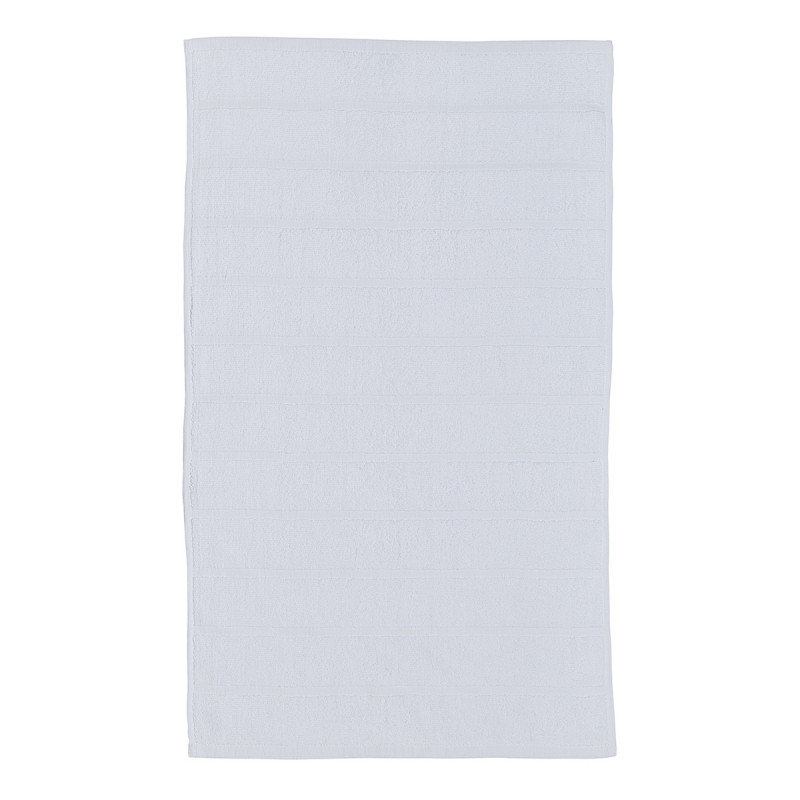 Tapis de bain coton blanc 50 x 80 cm