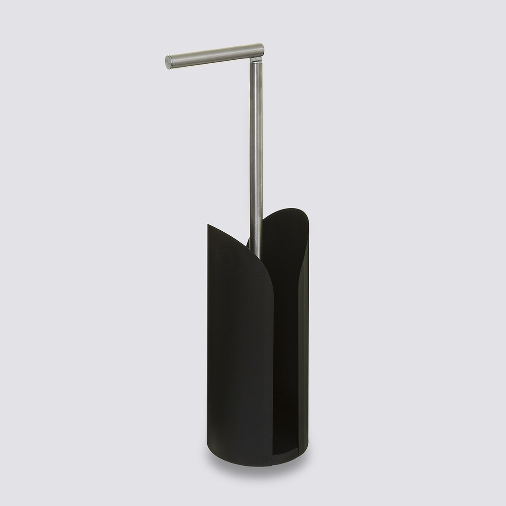 [160884J] Dérouleur papier WC sur tige avec réserve
