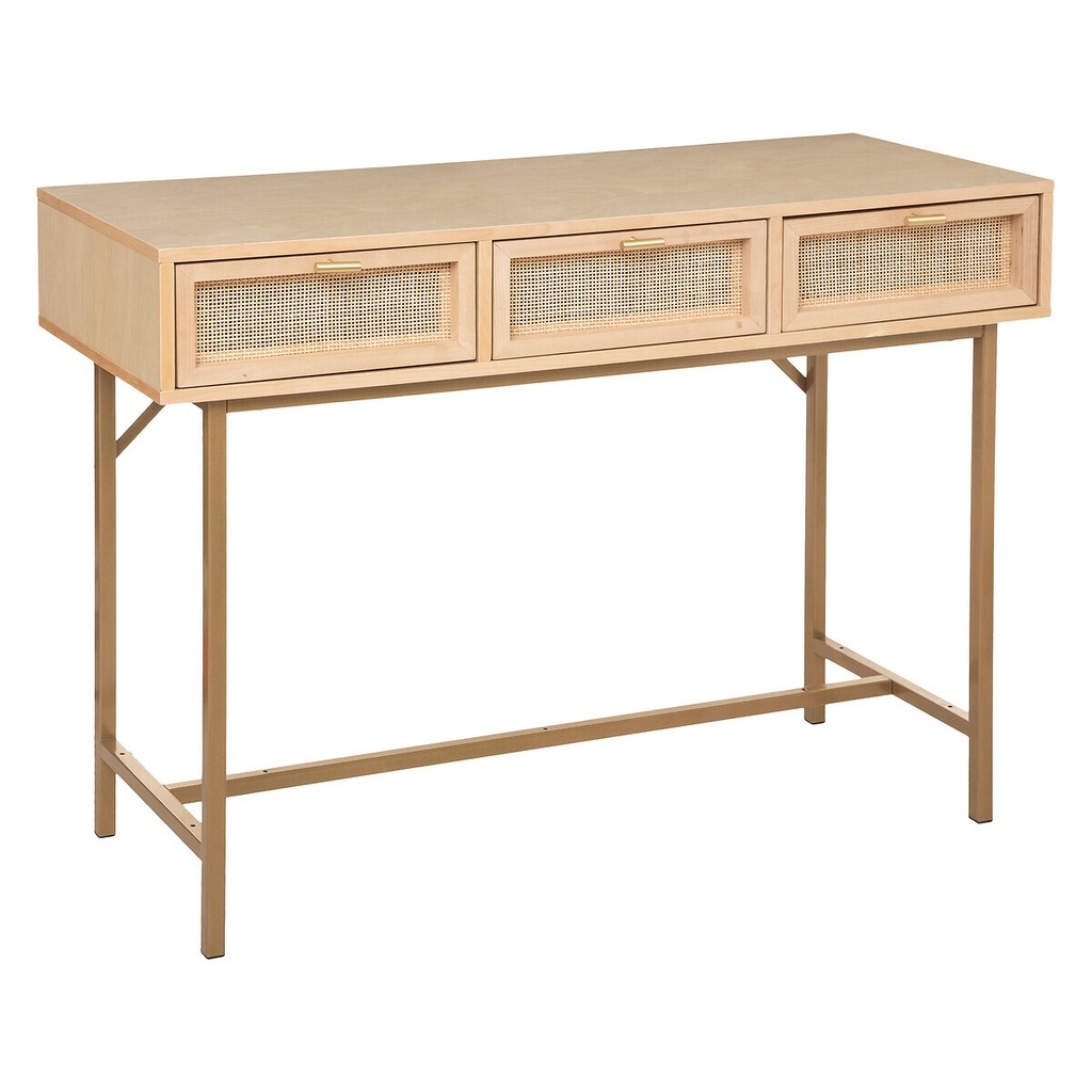 [179106] Console cannage 3 tiroirs