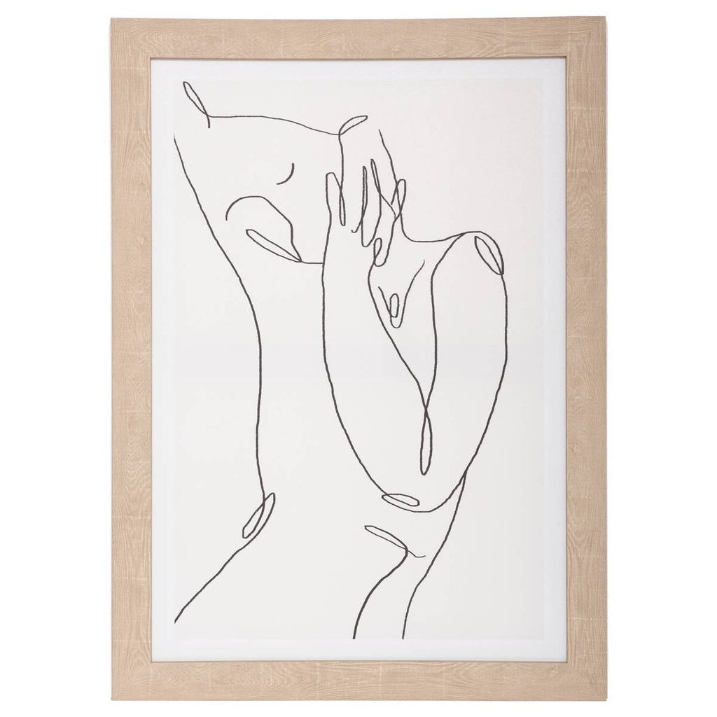 Toile imprimée Visage 50 x 70 cm