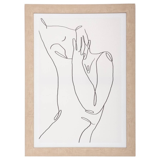 Toile imprimée Visage 50 x 70 cm