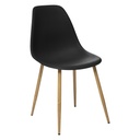 Chaise noire Taho