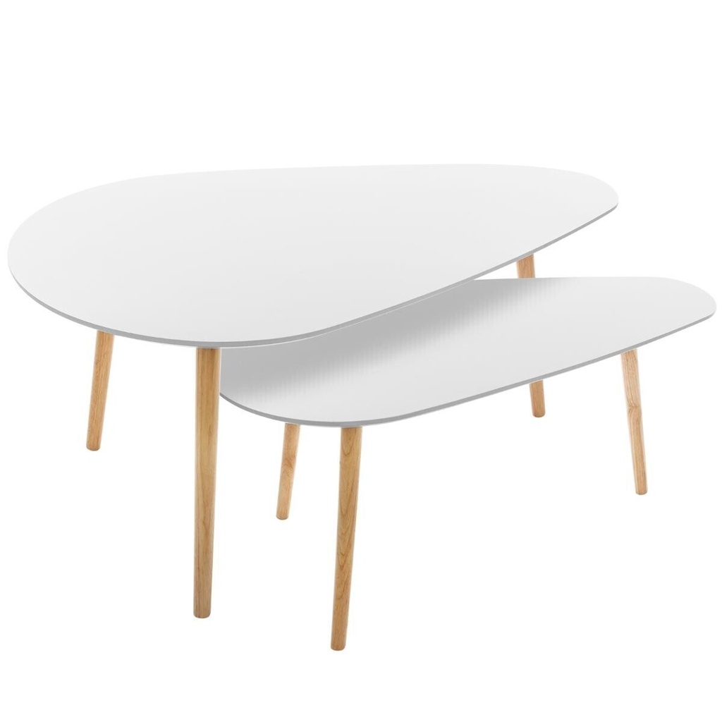 Tables basses gigognes blanc