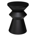 Table de chevet  Ø 39 cm noir