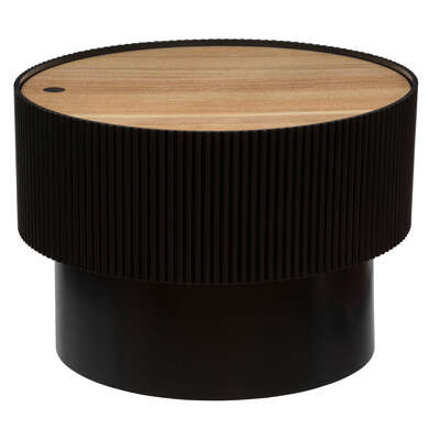 [197741B] Table basse coffre noire