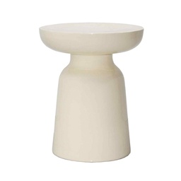 [016159] Table de chevet crème