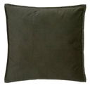 Coussin velours kaki 45 x 45 cm