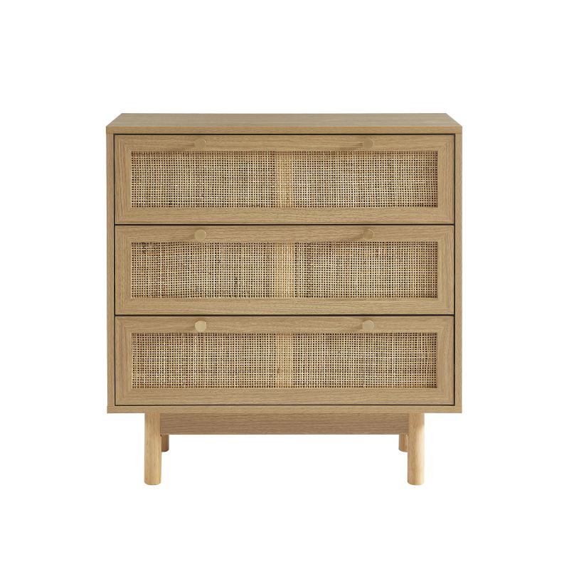 [HELENA06] Commode bois clair 3 tiroirs