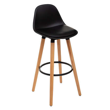 [157165] Tabouret haut noir