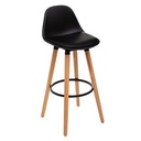 Tabouret haut noir