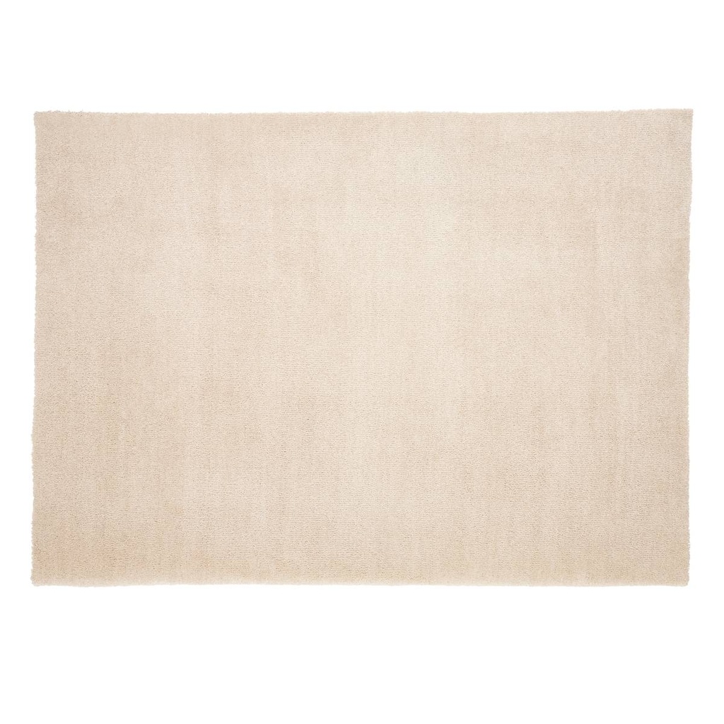 Tapis touché velours 120 x 170 cm ivoire
