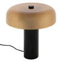 Lampe en verre ambre