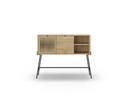 Console en bois et métal