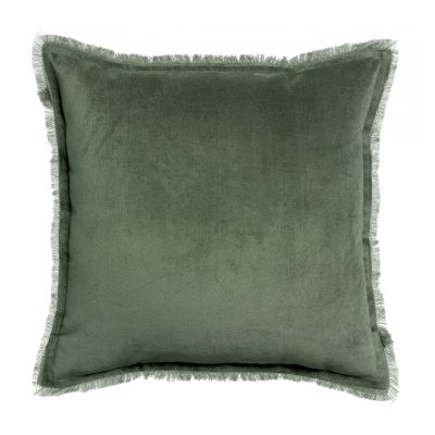Coussin velours thym