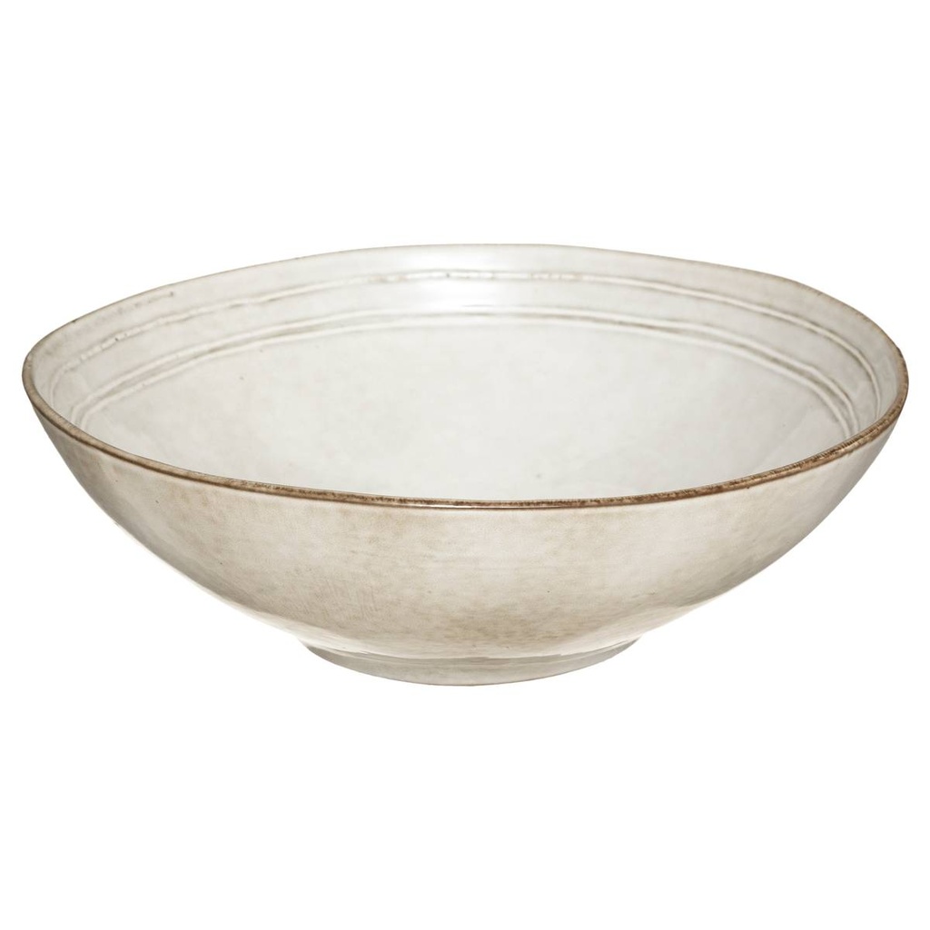 [173543A] Saladier en grès gris