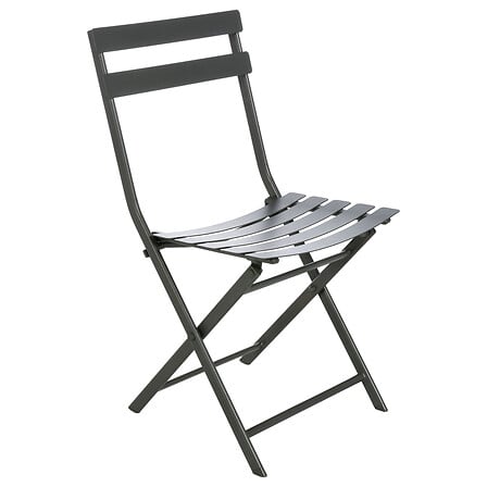 [139954] Chaise d'extérieur pliante graphite