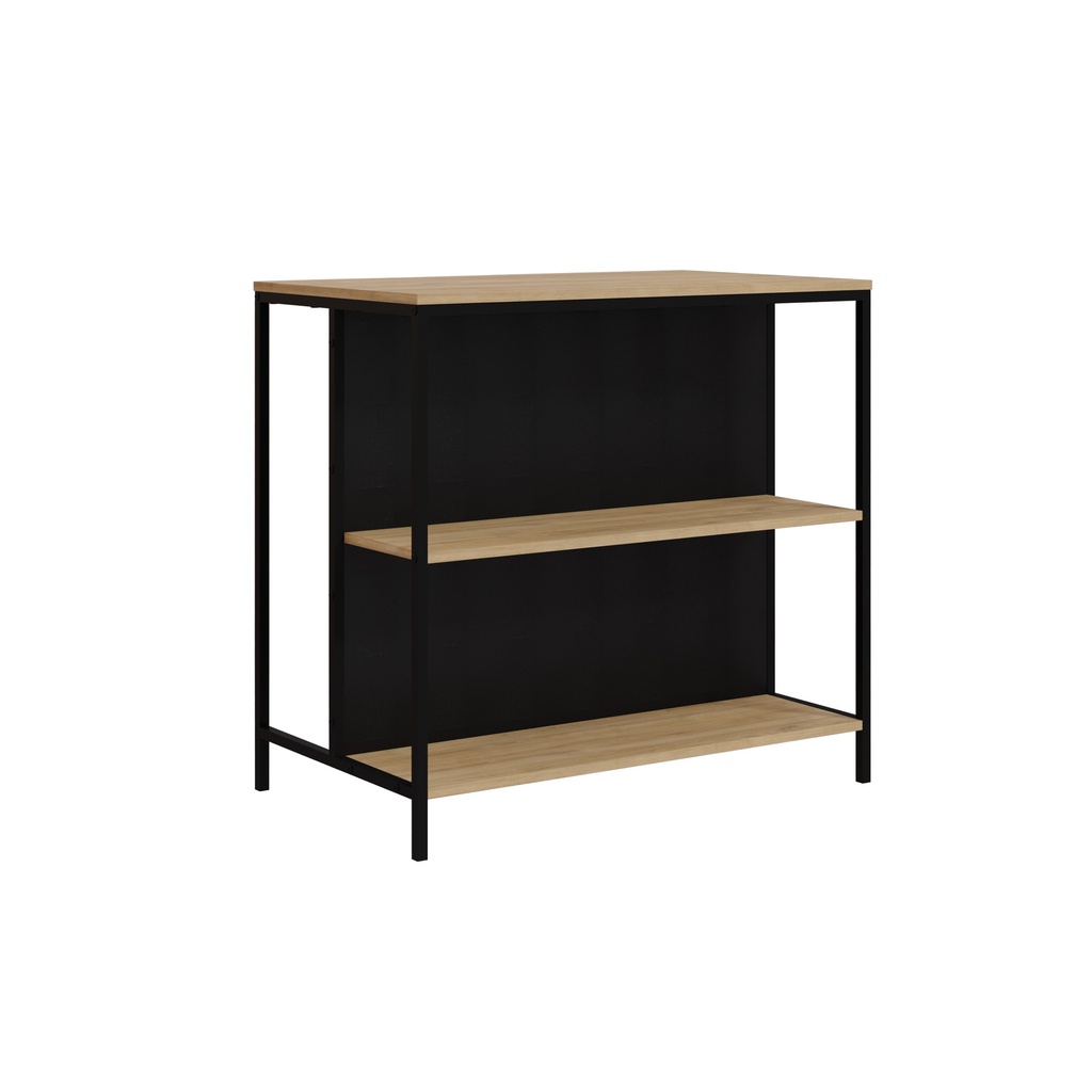 [17069] Table à manger haute avec rangements H. 95 cm