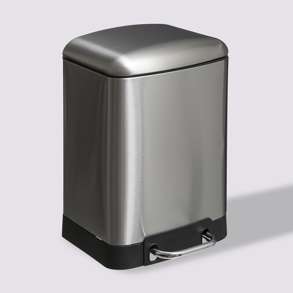 Poubelle à pédale 6 L inox
