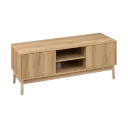 Meuble TV 120 cm bois clair
