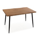 Table à manger plateau bois 120 x 80 cm