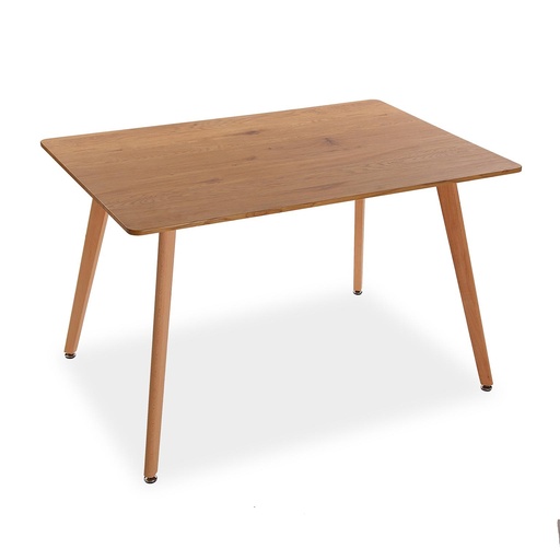 Table à manger 120 x 80 cm plateau bois