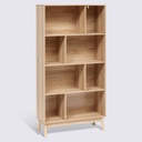 Bibliothèque 8 niches MDF 160 x 80 cm