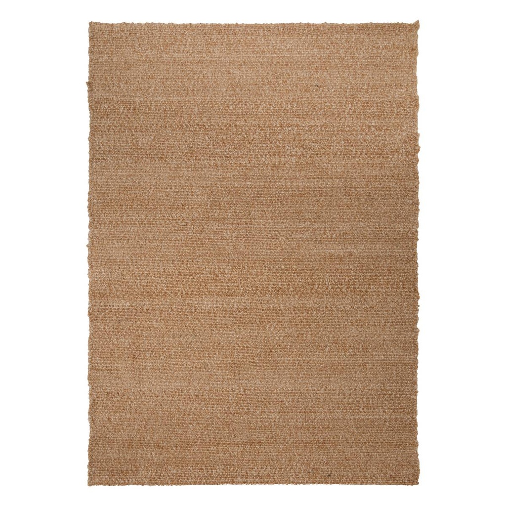 [212543B] Tapis 160 x 230 cm effet laine camel