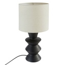 Lampe à poser H. 40 cm céramique noir