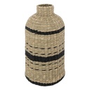 Vase lumière d'hiver rotin H. 40 cm