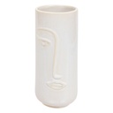 Vase forme visage H. 25 cm céramique