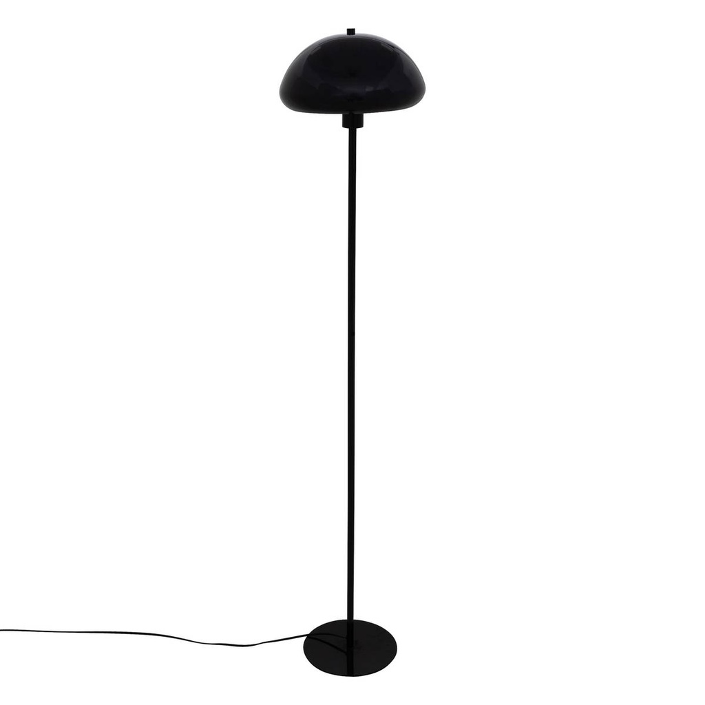Lampadaire métal noir H. 140 cm