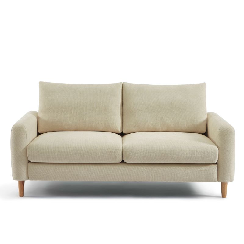 [CNCALI3TX01_135] Canapé droit 3 places tissu taupe