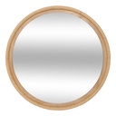 Miroir encadrement tressé