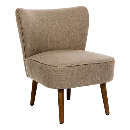 [214241A] Fauteuil confort tissu beige