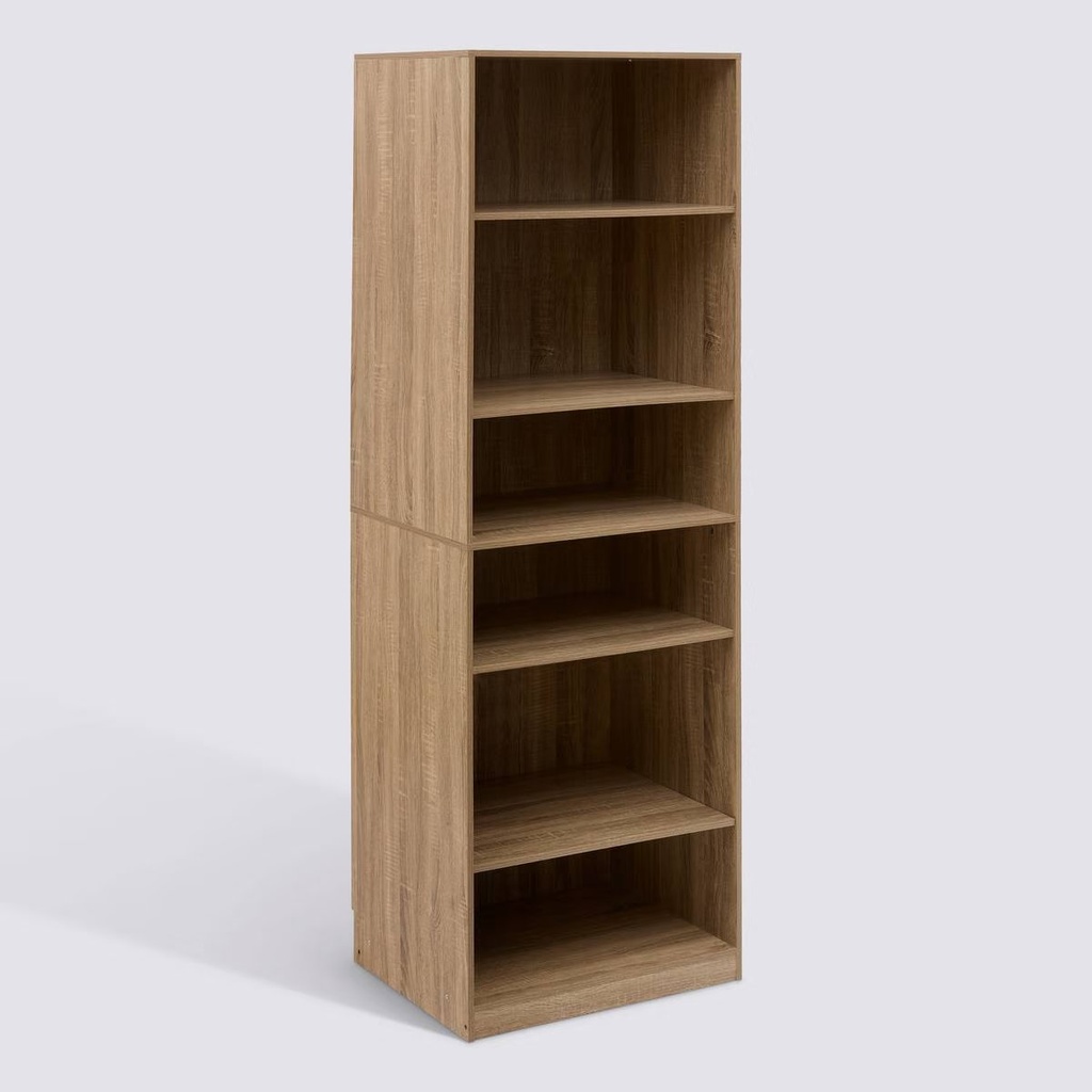 Module étagères dressing 60 x 48 x 180 cm beige