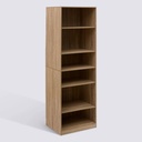 Module étagères dressing 60 x 48 x 180 cm beige