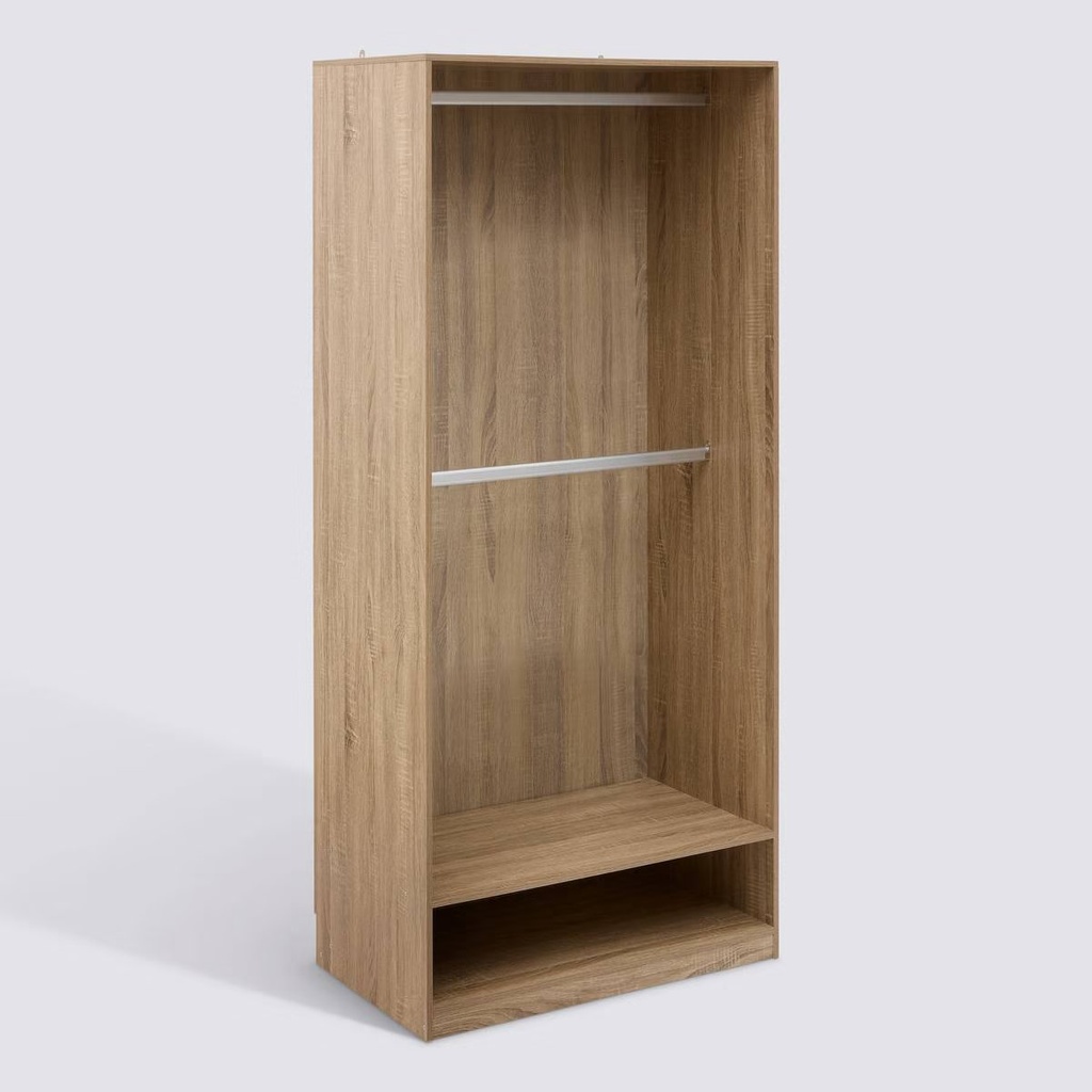 Module penderie double tringle 80 x 48 x 180 cm beige