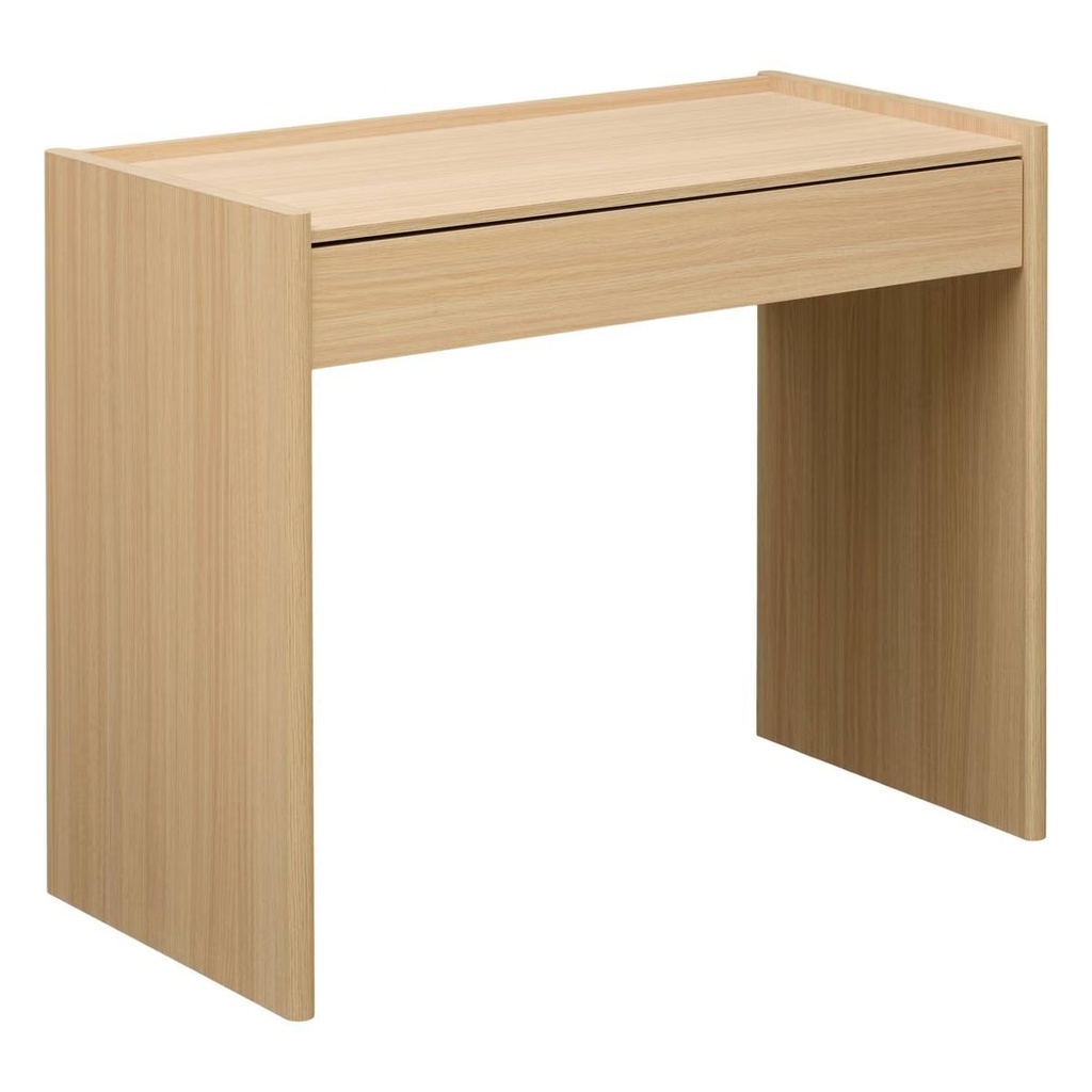 Bureau 1 tiroir fermeture douce L. 100 cm beige
