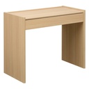 Bureau 1 tiroir fermeture douce L. 100 cm beige